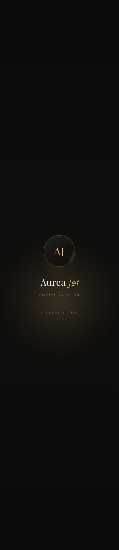 Anteprima reale del sito di Aurea Jet